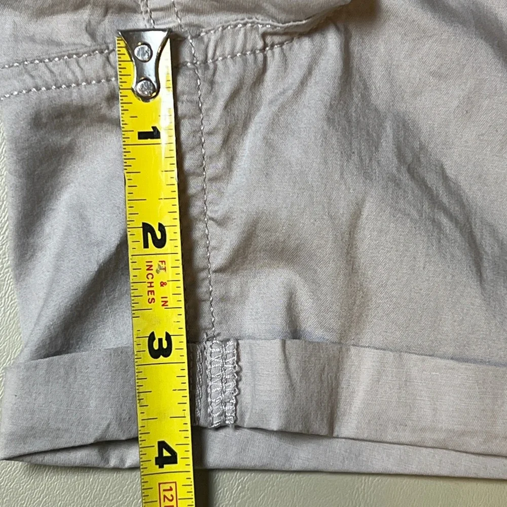 Abercrombie Kids Paperbag Shorts Girls 15/16 Tan Tie Belt With Sash Pockets NWT